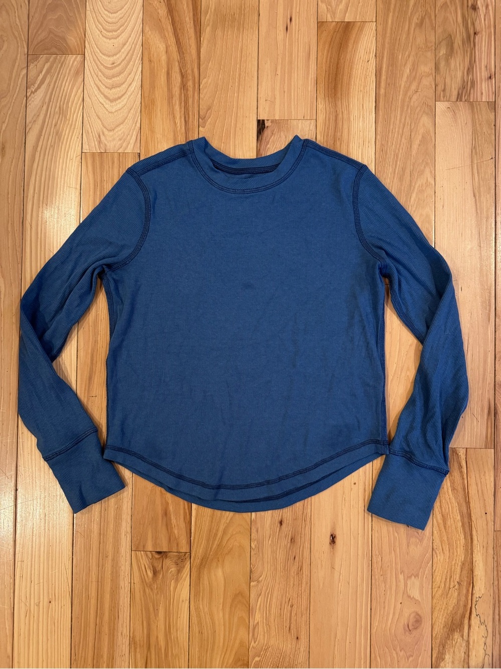 Hanna Andersson Long Sleeve Tee in Blue - Girls US 10